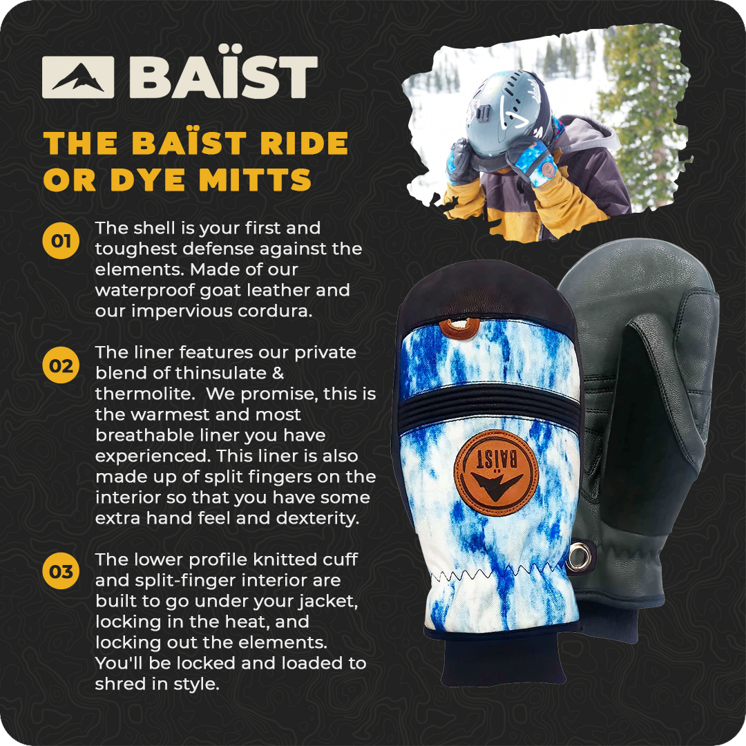 Men's BAÏST Ride or Dye Mitts