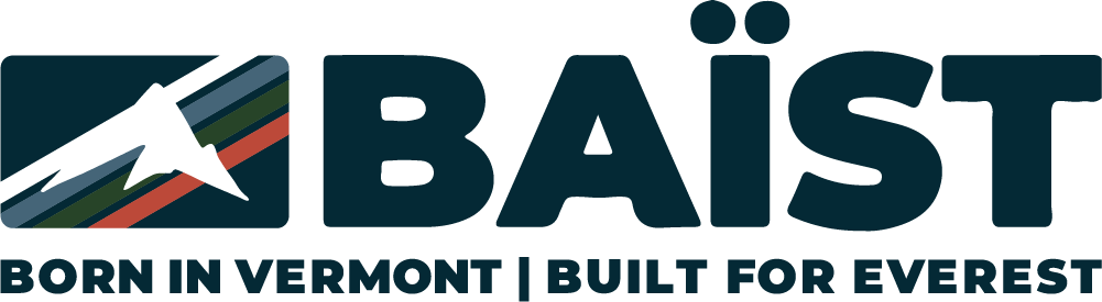 BAïST Logo Born in Vermont Built for Everest
