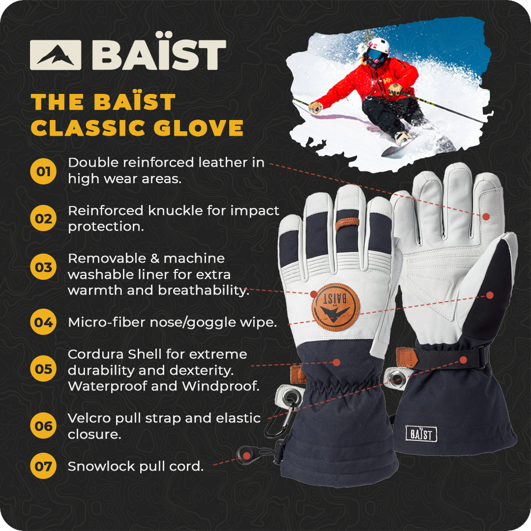 BAIST Ski Glove and Snowboard Glove