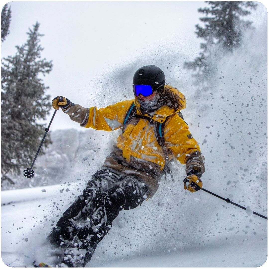 3 finger best sale gloves skiing