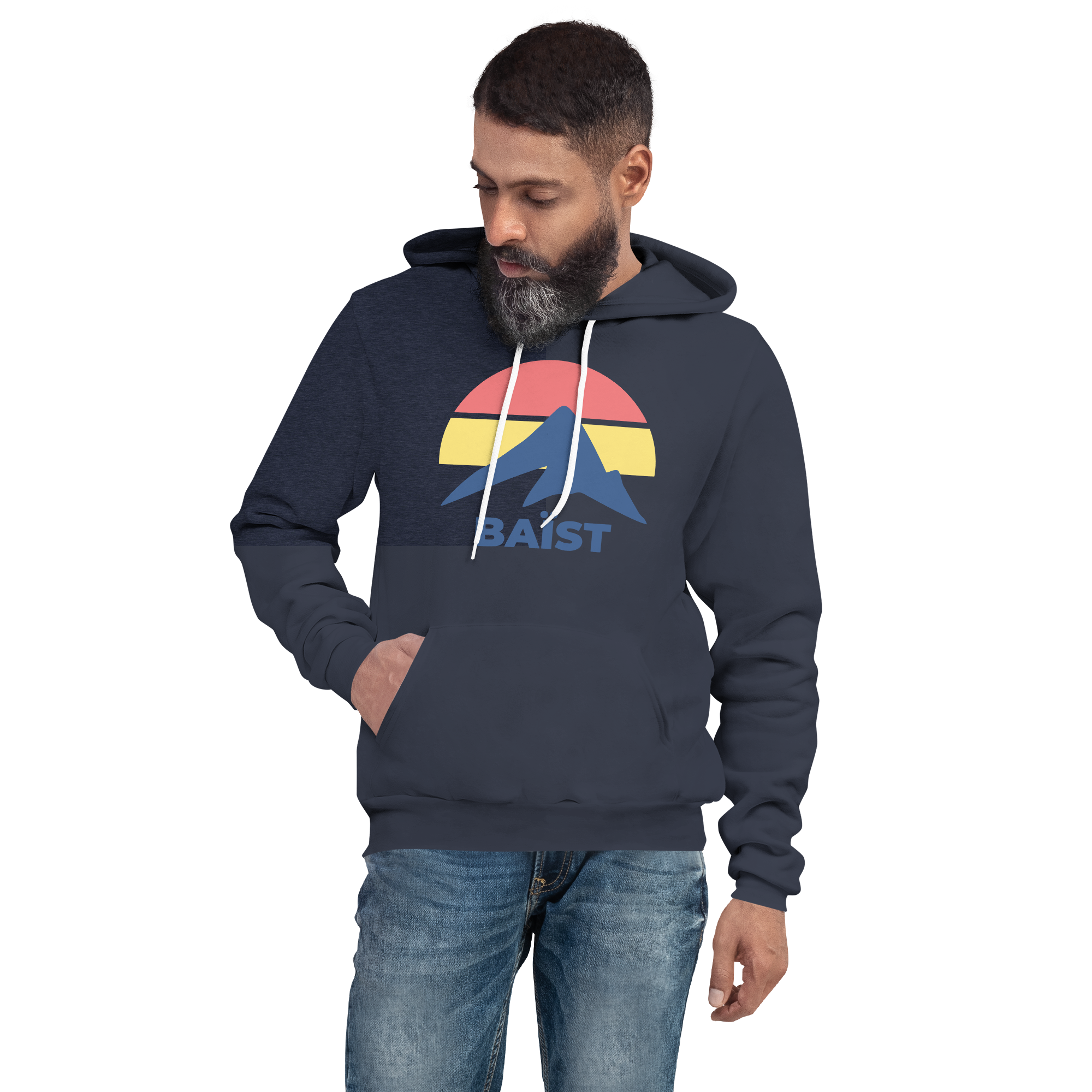 Sudadera con capucha Vintage Atardecer