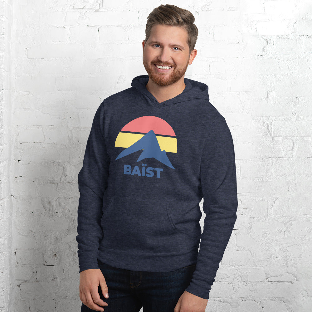 Jahrgang Sonnenuntergang Hoodie