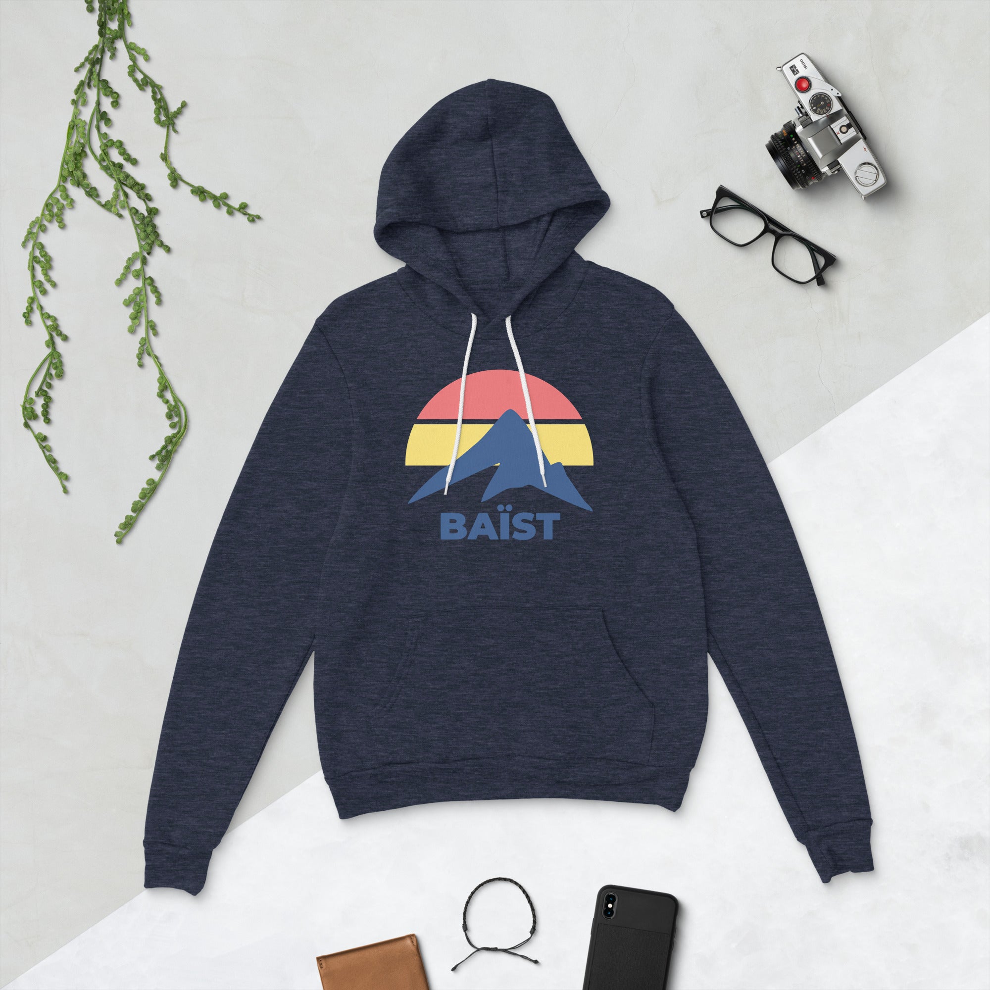 Jahrgang Sonnenuntergang Hoodie