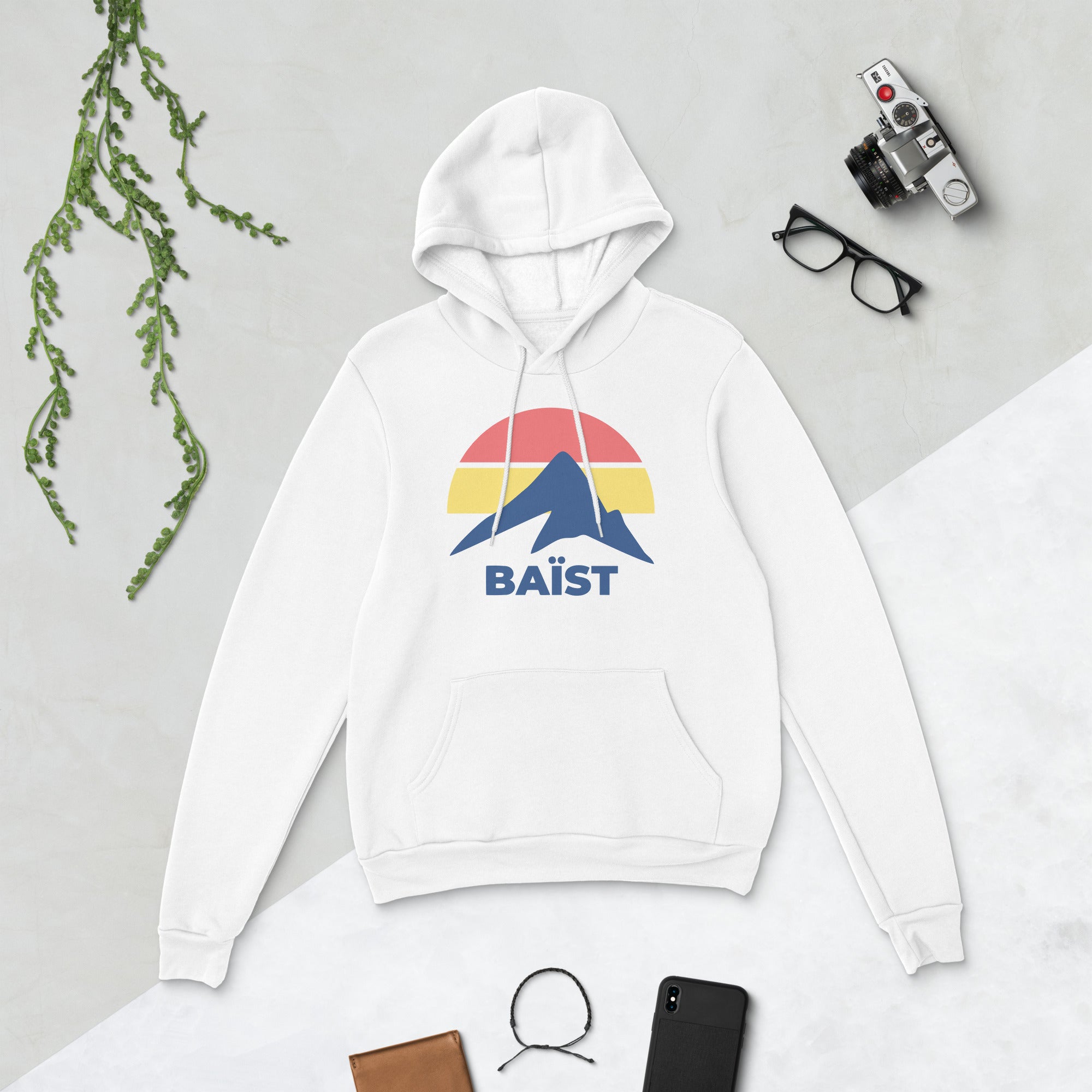 Jahrgang Sonnenuntergang Hoodie