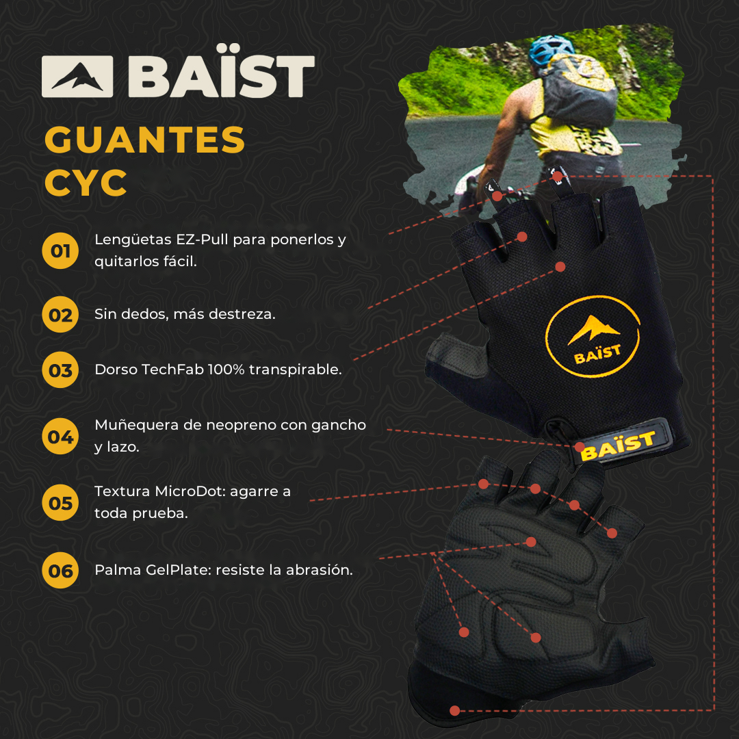 Guantes BAÏST CYC Mujer